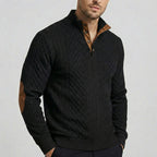 Crown - Jersey de cuello alto clásico para hombre