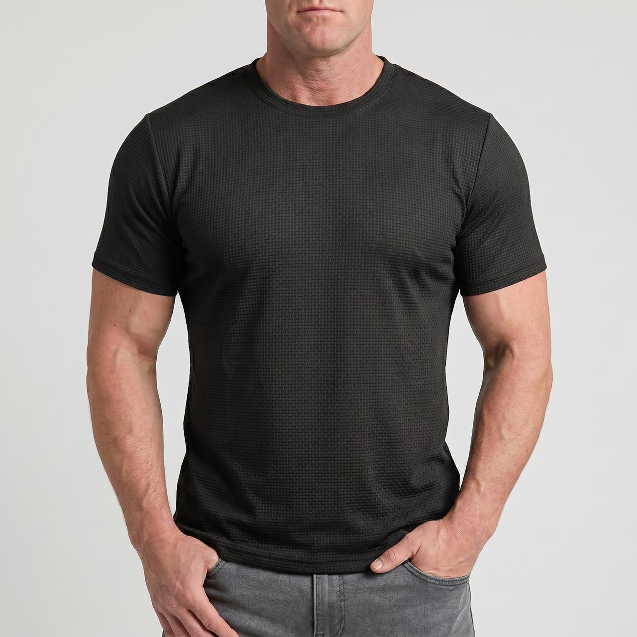 Arden - Camiseta de cuello redondo ultraconfortable para hombre