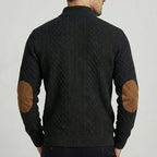 Crown - Jersey de cuello alto clásico para hombre