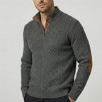 Crown - Jersey de cuello alto clásico para hombre