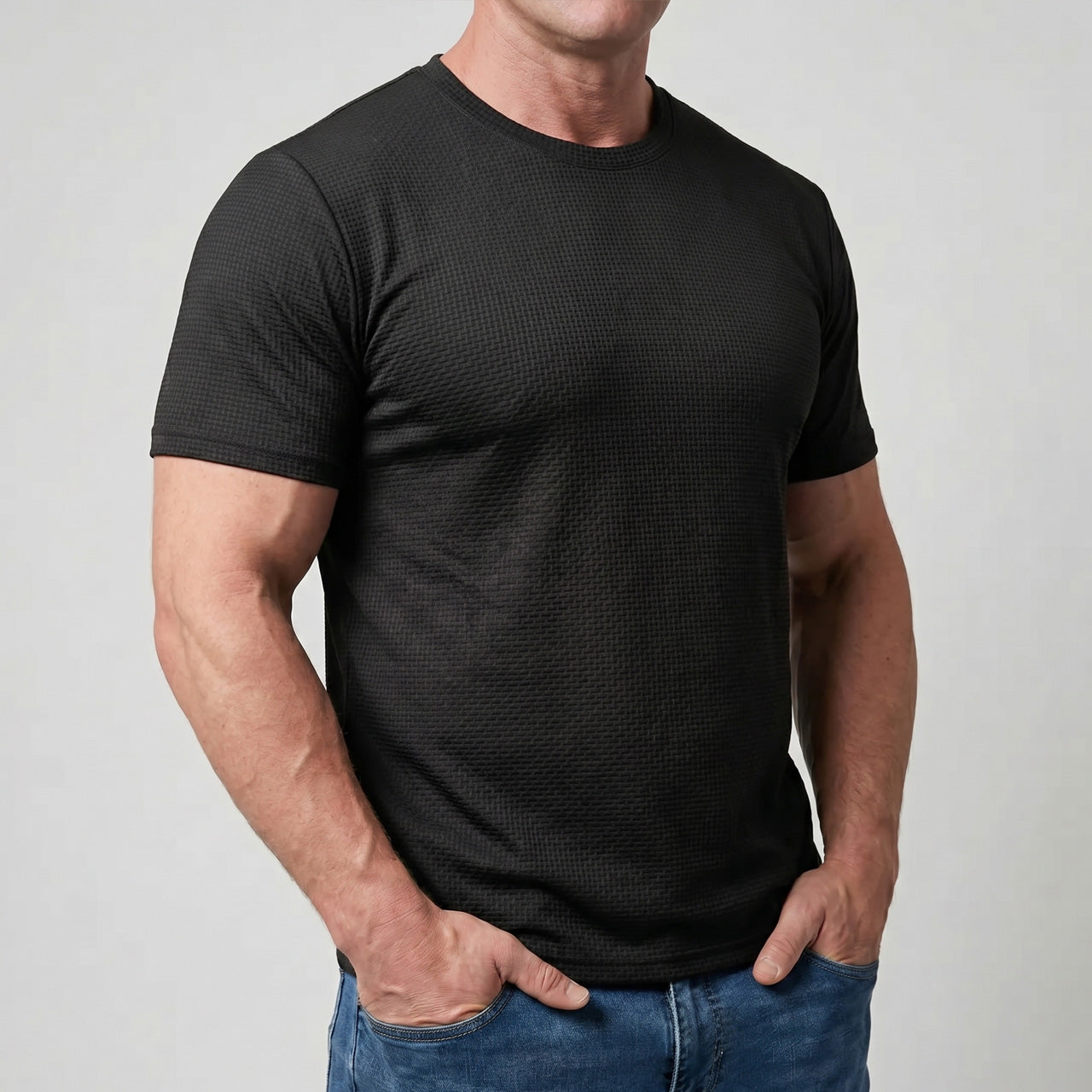 Arden - Camiseta de cuello redondo ultraconfortable para hombre