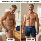 BÓXER DE FIBRA DE BAMBÚ · COMODIDAD TODO EL DÍA