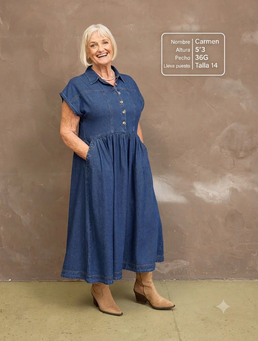 Vestido Vaquero Midi