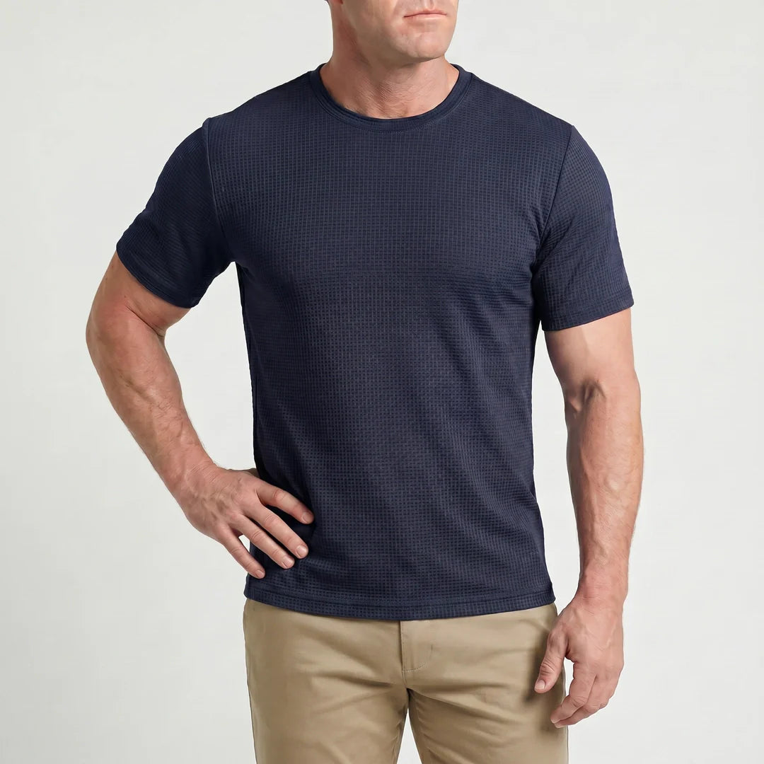 Arden - Camiseta de cuello redondo ultraconfortable para hombre