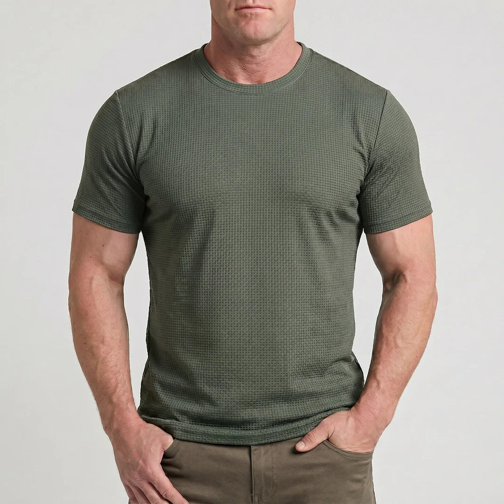 Arden - Camiseta de cuello redondo ultraconfortable para hombre